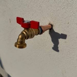 Outdoor Brass Faucet Installation