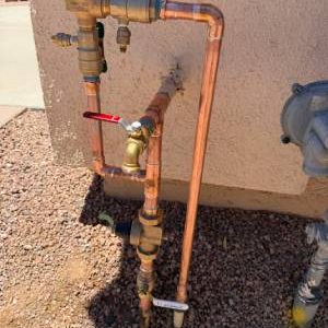 Outdoor Plumbing Assembly